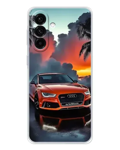Чохол для Samsung Galaxy A26 5G з картинкою «Audi — захід сонця»