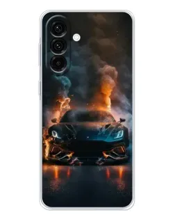 Чохол для Samsung Galaxy A26 5G з картинкою «Lamborghini димна естетика»