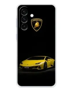 Чохол для Samsung Galaxy A26 5G з картинкою «Lamborghini жовтий акцент»