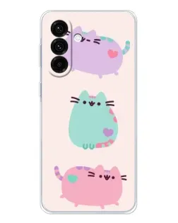 Чехол для Samsung Galaxy A26 5G с картинкой «Pusheen трио»