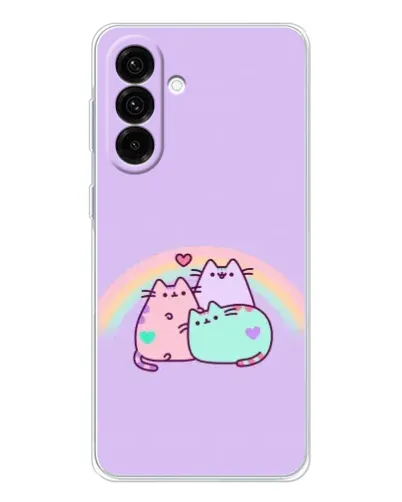 Чехол для Samsung Galaxy A26 5G с картинкой «Радужные Пушины»