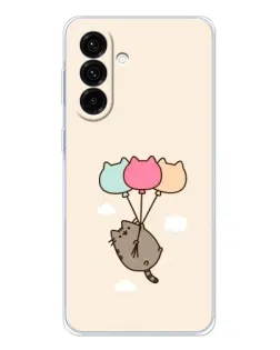 Чохол для Samsung Galaxy A26 5G з картинкою «Пушин на кульках»