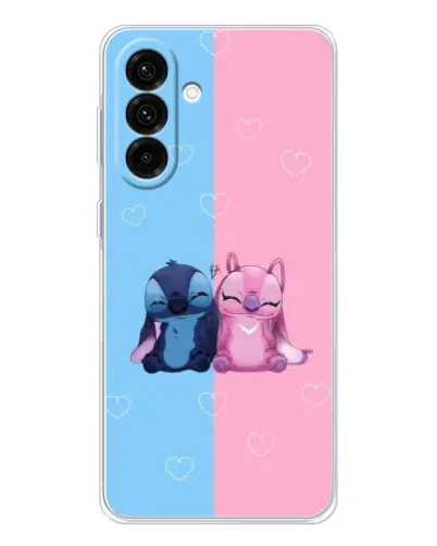 Чохол для Samsung Galaxy A26 5G з картинкою «Stitch та Angel Love»