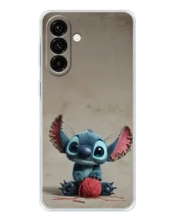 Чохол для Samsung Galaxy A26 5G з картинкою «Стіч на чоричневому фоні»