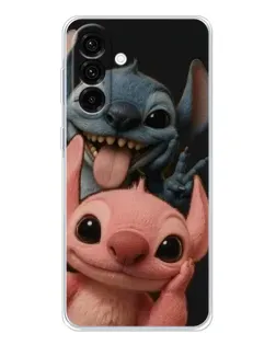 Чехол для Samsung Galaxy A26 5G с картинкой «Стич и Ангел»