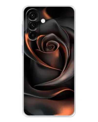 Чехол для Samsung Galaxy A26 5G с картинкой «Шелковая черная роза»