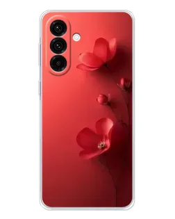 Чехол для Samsung Galaxy A26 5G с картинкой «Маковые соцветия»