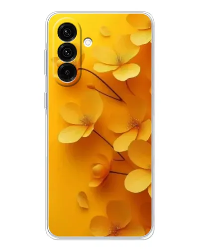 Чехол для Samsung Galaxy A26 5G с картинкой «Золотые лепестки»