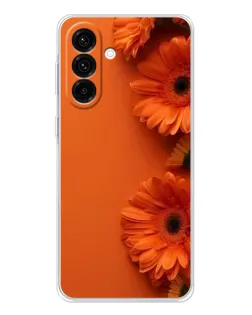Чехол для Samsung Galaxy A26 5G с картинкой «Оранжевые герберы»