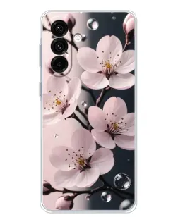 Чехол для Samsung Galaxy A26 5G с картинкой «Нежная сакура и капли» Чехол для Samsung Galaxy A26 5G с картинкой «Нежная сакура и капли»