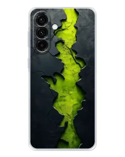 Чехол для Samsung Galaxy A26 5G с картинкой «Салатовый разлом скалы»