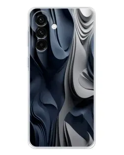 Чехол для Samsung Galaxy A26 5G с картинкой «Объемные синие складки» Чехол для Samsung Galaxy A26 5G с картинкой «Объемные синие складки»