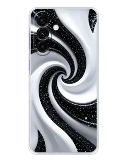 Чехол для Samsung Galaxy A26 5G с картинкой «Черно-белая спираль» Чехол для Samsung Galaxy A26 5G с картинкой «Черно-белая спираль»