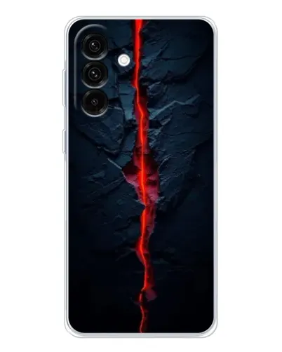 Чехол для Samsung Galaxy A26 5G с картинкой «Kрасная лавовая трещина»