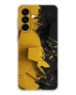 Чехол для Samsung Galaxy A26 5G с картинкой «Золотые осколки геометрии»