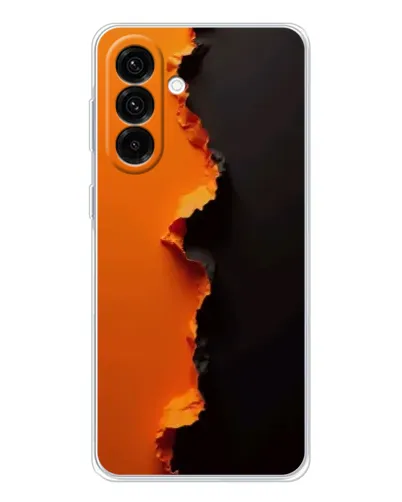Чехол для Samsung Galaxy A26 5G с картинкой «Оранжевый разлом»