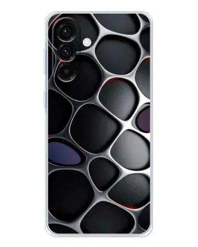 Чехол для Samsung Galaxy A26 5G с картинкой «Объемная темная решетка»