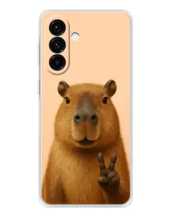 Чехол для Samsung Galaxy A26 5G с картинкой «Капибара виктория» Чехол для Samsung Galaxy A26 5G с картинкой «Капибара виктория»