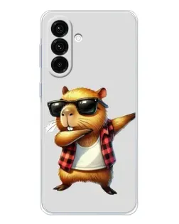 Чехол для Samsung Galaxy A26 5G с картинкой «Капибара рэпер даб» Чехол для Samsung Galaxy A26 5G с картинкой «Капибара рэпер даб»