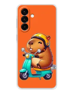 Чехол для Samsung Galaxy A26 5G с картинкой «Капибара на скутере» Чехол для Samsung Galaxy A26 5G с картинкой «Капибара на скутере»