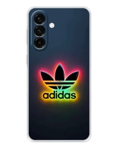 Чехол для Samsung Galaxy A27 с картинкой «Неоновый Adidas»