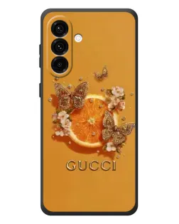 Чохол для Samsung Galaxy A27 з картинкою «Gucci — золоті метелики»