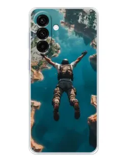 Чехол для Samsung Galaxy A27 с картинкой «PUBG — свободное падение»