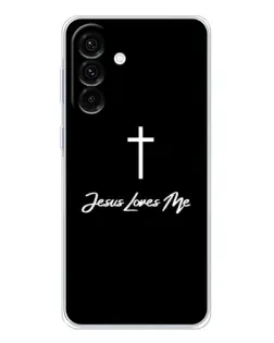 Чехол для Samsung Galaxy A27 с картинкой «Иисус любит тебя»