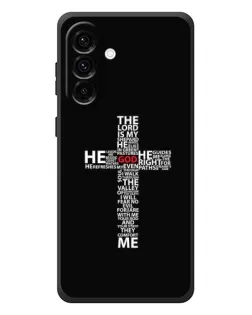 Чохол для Samsung Galaxy A27 з картинкою «Текстовий хрест»