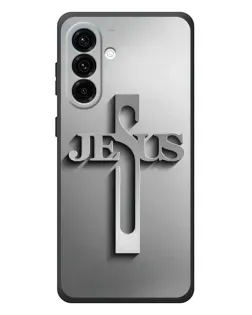 Чохол для Samsung Galaxy A27 з картинкою «Металевий хрест Jesus»
