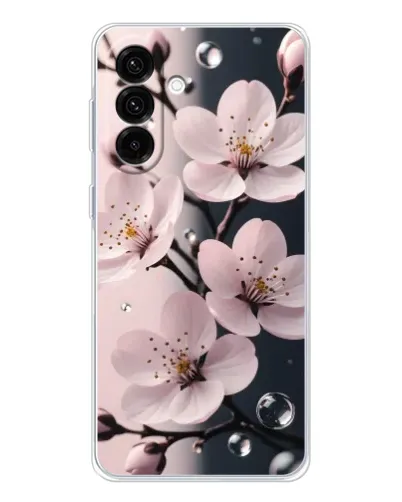 Чехол для Samsung Galaxy A27 с картинкой «Нежная сакура и капли» Чехол для Samsung Galaxy A27 с картинкой «Нежная сакура и капли»