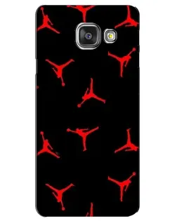 Чехол для Samsung Galaxy A3 2016 (A3100, A310F) с картинкой «Jordan Red Pattern» Чехол для Samsung Galaxy A3 2016 (A3100, A310F) с картинкой «Jordan Red Pattern»