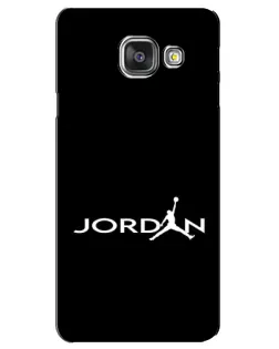 Чехол для Samsung Galaxy A3 2016 (A3100, A310F) с картинкой «Jordan White Logo»