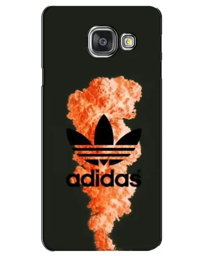Чехол для Samsung Galaxy A3 2016 (A3100, A310F) с картинкой «Оранжевый дым Adidas»