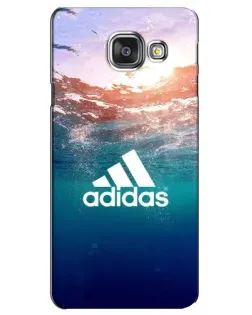 Чехол для Samsung Galaxy A3 2016 (A3100, A310F) с картинкой «Океанская глубина адидас»