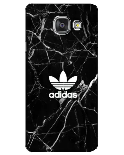 Чехол для Samsung Galaxy A3 2016 (A3100, A310F) с картинкой «Белый мрамор Adidas»