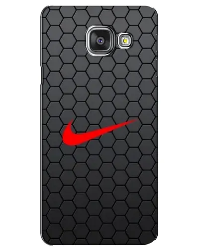 Чехол для Samsung Galaxy A3 2016 (A3100, A310F) с картинкой «Nike — карбоновая сетка»