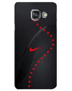 Чехол для Samsung Galaxy A3 2016 (A3100, A310F) с картинкой «Абстрактный дизайн Nike»
