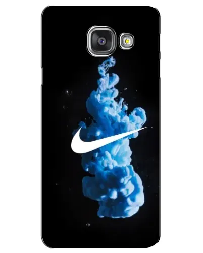 Чехол для Samsung Galaxy A3 2016 (A3100, A310F) с картинкой «Nike и синий дым»