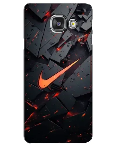Чехол для Samsung Galaxy A3 2016 (A3100, A310F) с картинкой «Nike — эффект разломов»
