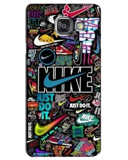 Чохол для Samsung Galaxy A3 2016 (A3100, A310F) з картинкою «Яскравий колаж Nike»