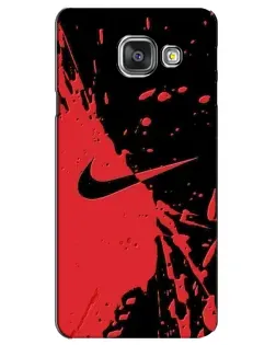 Чохол для Samsung Galaxy A3 2016 (A3100, A310F) з картинкою «Червоні бризки Nike»