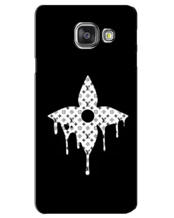 Чехол для Samsung Galaxy A3 2016 (A3100, A310F) с картинкой «Цветочная монограмма»