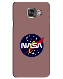 Чехол для Samsung Galaxy A3 2016 (A3100, A310F) с картинкой «NASA — ретро космос»