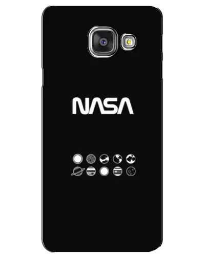 Чехол для Samsung Galaxy A3 2016 (A3100, A310F) с картинкой «NASA — технический принт»
