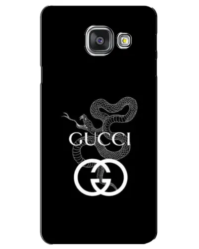 Чехол для Samsung Galaxy A3 2016 (A3100, A310F) с картинкой «Gucci — серебряная змея»
