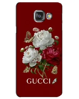 Чехол для Samsung Galaxy A3 2016 (A3100, A310F) с картинкой «Gucci —  сад»
