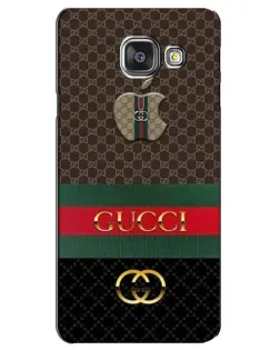 Чехол для Samsung Galaxy A3 2016 (A3100, A310F) с картинкой «Gucci — брендированный десерт»
