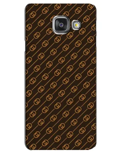 Чехол для Samsung Galaxy A3 2016 (A3100, A310F) с картинкой «Gucci — золотые диагонали»