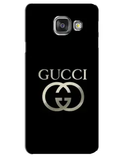 Чохол для Samsung Galaxy A3 2016 (A3100, A310F) з картинкою «Gucci — золото на чорному» Чохол для Samsung Galaxy A3 2016 (A3100, A310F) з картинкою «Gucci — золото на чорному»